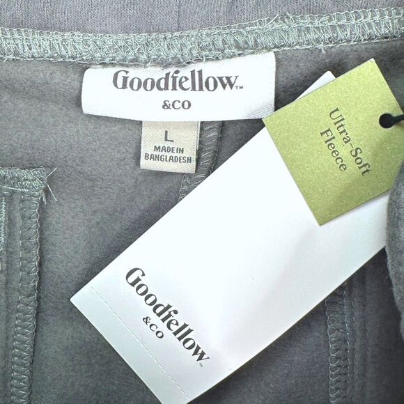 Goodfellow & Co Ultra-Soft Tapered Pintuck Fleece Joggers - Size Large - Picture 5 of 6